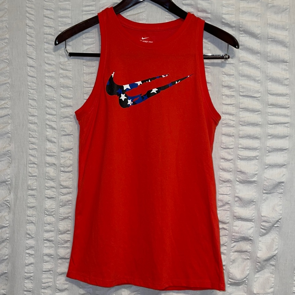 Nike Tee Red Patriotic Tank Top